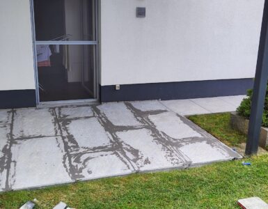 Polaganje Keramike Velikega Formata Terasa