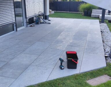 Polaganje Keramike Velikega Formata Terasa