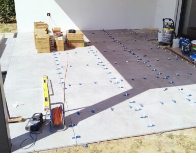 Polaganje Keramike 90x90x2cm Leplenje In Distančniki