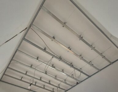 Spuščen Strop Z Pocinkano Podkonstrukcijo